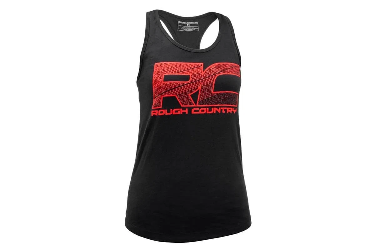 Rough Country Tank Top - Women Fts - Black - SM - 84087SM